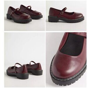 Lug Sole Mary Jane Flat (WW)